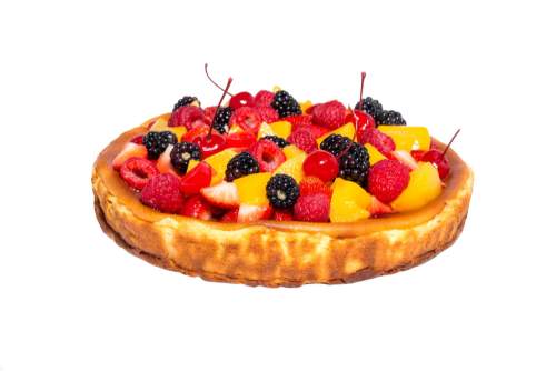 Hedelmä-juustokakku laktoositon, gluteeniton